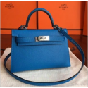 Hermes Mykonos Epsom Kelly Mini II 20cm Handmade Bags RS23470