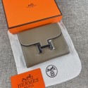 Replica Hermes Silver Hardware Grey  Wallet RS22115