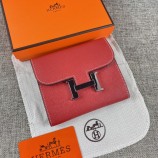 Cheap Hermes Red Silver Hardware Wallet RS22112