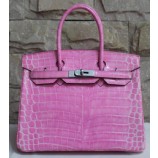 Copy Hermes Horseshoe Birkin 30cm Bag Handstitched, Rose Confetti 1Q/Anemone P9 RS00882
