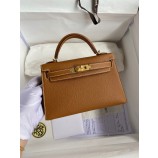 Discount Hermes Mini Kelly Gold Hardware Bown Bags RS23294