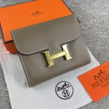 Fake Hermes Grey WALLET RS22103