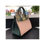 Replica Hermes Shiny Alligator Birkin 30cm Bag Hand Stitched Palladium Hardware Handstitched, Tempete N7 RS00503