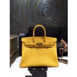 Imitation Hermes Birkin 35cm Togo Calfskin Bag Handstitched Palladium Hardware, Soleil 9H RS06228