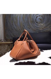 AAA Hermes Lindy 26cm/30cm Taurillon Clemence Calfskin Bag Hand Stitched, Gold CK37 RS04081