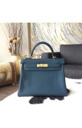 AAAAA Hermes Kelly 28cm Togo Calfskin Original Leather Bag Handstitched Gold Hardware, Colvert 1P RS13748