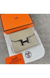 Cheap Hermes Silver Hardware Grey  Wallet RS22113