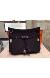 Copy Cheap Hermes Jypsiere Togo Leather Palladium Hardware High Quality, Noir RS09034