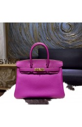Fake Hermes Birkin 30cm Togo Calfskin Original Leather Bag Handstitched Gold Hardware, Anemone P9 RS14863