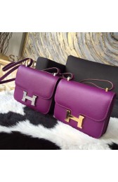 Fake Hermes Constance 19cm Epsom Calfskin Original Leather Handstitched, Anemone P9 RS03115