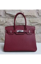 Hermes Birkin 25cm Togo Calfskin Bag Handstitched Silver Hardware, Chocolat CK47 RS08492