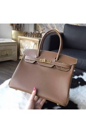Hermes Birkin 30cm Epsom Calfskin Bag Handstitched Gold Hardware, Alezan 3G RS14840