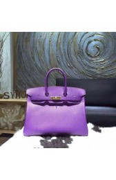 Hermes Birkin 35cm Epsom Calfskin Bag Handstitched Gold Hardware, Crocus 9W RS06120
