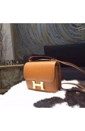 Hermes Constance 18cm Epsom Calfskin Original Leather Handstitched Gold Hardware, Gold CK37 RS02478