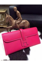 Hermes Jige Elan Clutch 29cm Epsom Calfskin Handstitched, Rose Tyrien E5 RS17664