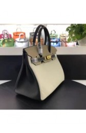 Hermes Shiny Alligator Crocodile Birkin 30cm Palladium Hardware Handstitched, Grey CK14 1C RS14352