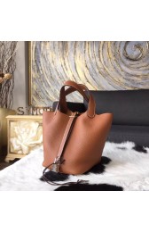 Hot Replica Hermes Picotin Lock Bag 18cm/22cm Taurillon Clemence Palladium Hardware Hand Stitched, Gold CK37 RS12708