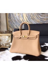 Sale 1:1 Hermes Birkin 25cm Togo Calfskin Bag Handstitched Gold Hardware, Tabac Camel CK24 RS02325
