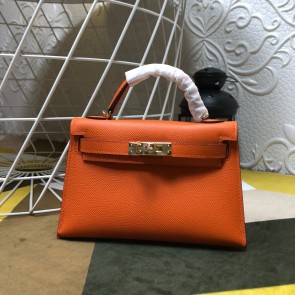 Designer Hermes Mini Kelly Gold Hardware Bown  Bags RS23303