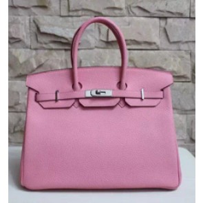 Knockoff Hermes Horseshoe Birkin 25cm Epsom Calfskin Bag Handstitched, Rose Confetti 1Q/Noir Black RS12833