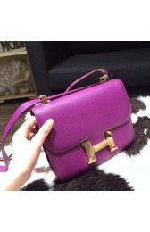 Copy Hermes Constance 23cm Epsom Calfskin Original Leather Handstitched Gold Hardware, Anemone P9 RS12004