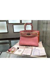 Hermes Birkin 30cm Epsom Leather Palladium Hardware High Quality, Rose Confetti RS06869
