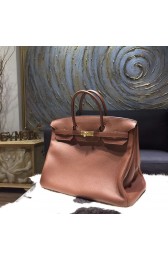 Hermes Birkin 40cm Togo Calfskin Bag Handstitched Gold Hardware, Brule 4G RS19628