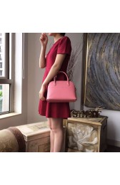Hermes Bolide 27cm Epsom Calfskin Leather Bag Palladium Hardware Handstitched, Rose Confetti 1Q RS09932