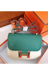 Hermes Constance 18cm Epsom Calfskin Original Leather Handstitched Gold Hardware, Malachite Z6 RS00441