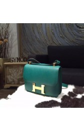 Hermes Constance 23cm Epsom Calfskin Original Leather Handstitched Palladium Hardware, Malachite Z6 RS09594