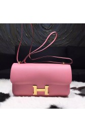 Hermes Constance Elan 26cm Epsom Calfskin Original Leather Hand Stitched Gold Hardware, Rose Confetti 1Q RS05772