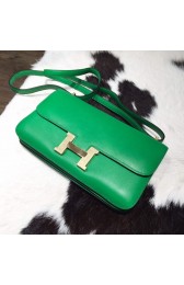 Hermes Constance Elan 26cm Swift Calfskin Handstitched Palladium Hardware, Bambou 1K RS13193