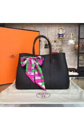 Hermes Garden Party 30cm Togo Calfskin Leather Palladium Hardware High Quality, Chocolate RS15574