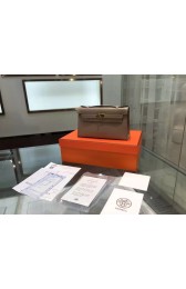 Hermes Kelly 22cm Epsom Leather Gold Hardware High Quality, Gris Tourterelle CK81 RS13154