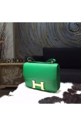 High Quality Hermes Constance 23cm Epsom Calfskin Original Leather Handstitched Gold Hardware, Bambou 1K RS09108