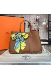Knockoff Hermes Garden Party 30cm Togo Calfskin Leather Palladium Hardware High Quality, Gold RS03072