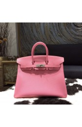 Replica Fashion Hermes Birkin 25cm/30cm Epsom Calfskin Bag Handstitched Palladium Hardware, Rose Confetti 1Q RS09466
