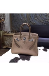 Replica Hermes Birkin 30cm Togo Calfskin Bag Original Leather Handstitched, Etoupe CK18 RS04382