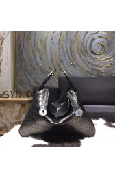 Replica Hermes Lindy 30cm Matte Alligator Crocodile Bag Handstitched Palladium Hardware, Noir Black RS15938