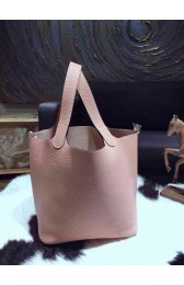 Top Hermes Picotin Lock Bag 22cm Taurillon Clemence Palladium Hardware Hand Stitched, Beige 1F RS13257